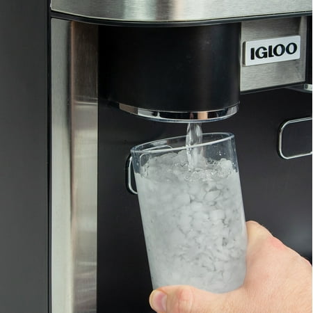 Igloo - 33-Pound Dual Dispensing Ice Maker & Crusher