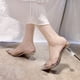 thumbnail image 3 of Sandalias de tacón alto de estilo coreano de verano para mujer, con tacón fino y cristales europeos y americanos, 3 of 6