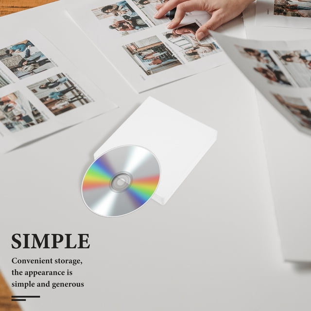 WEUVEB Caja Para Almacenamiento De Discos Con Insertos Para Proteger Y Organizar Cds Dvds