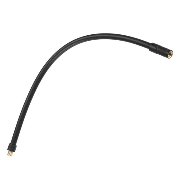 Unique Bargains 14" Tire Inflator Air Chuck Extension Hose for Standard America Valve without Air Release Valve for Car