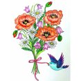 thumbnail image 2 of Cuadros Decorativos 5D Diamond Painting Animal Flowers Full Round Drill DIY Rhinestone (B1637) Tmvgtek embutido en tela, 2 of 9