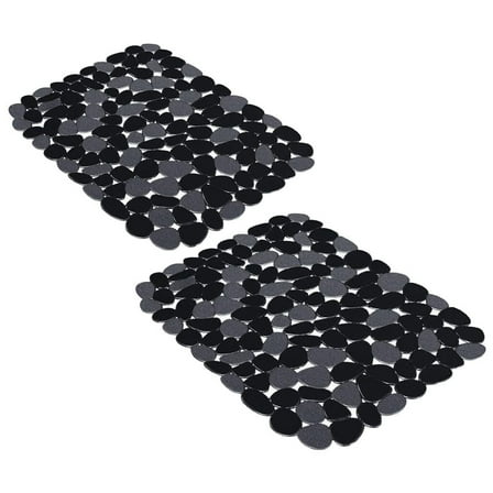 HOMEMAXS 2 Pcs Recycling Bins Anti-slip Sink Mat 40.00X30.00X1.00CM