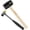 8oz, variant on 2-Pack Rubber Mallet Hammer Set, 8oz & 25mm Small Rubber Mallet Hammer Tool, Rubber Mallet for Flooring, Tent Stakes, Woodworking, Camping, Crafts, Jewelry Wood Rubber., LOZ-M0825