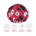 thumbnail image 3 of Yiaed Cute Dog Print Reusable Shower Cap & Bath Cap & Lined, Oversized Waterproof Shower Caps Designed for all Hair Lengths, 3 of 7