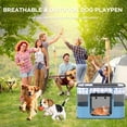thumbnail image 2 of Parque para Perros y Gatos XRG Plegable Interior/Exterior Azul M, 2 of 9