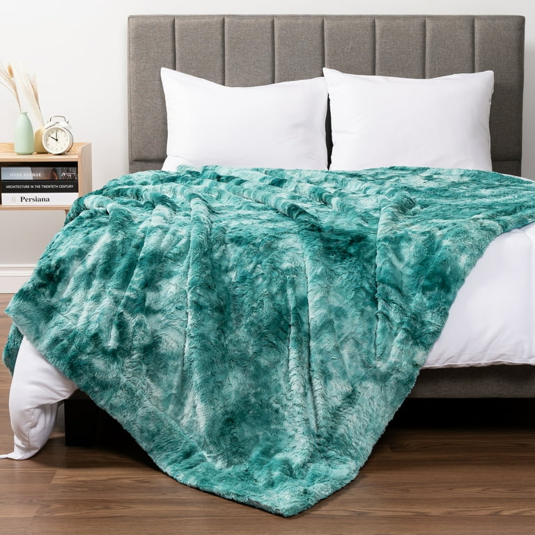 Turquoise blanket queen sale