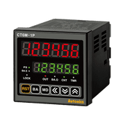 CT6M-1P4 Autonics Counter/Timer, W72xH72mm, 6-Digit, LED, 1 Preset, PNP or NPN Input, Prescale value setting