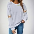 thumbnail image 2 of Frostluinai Chandail de l\'Action de Grâce pour Femmes Col Rond Manches Longues Chandails Citrouille Chandails Décontractés Amples d'Automne Chandails à Enfiler Hauts Chandails, 2 of 5