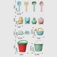 thumbnail image 4 of YWIYIUD 13PCS Reusable Beach Toy Set with Sand Bucket Shovel and Cute Model for Beach Backyard Park Pool and Outdoor Activities Practical Beach Interactive Toys for Parent and Teens, 4 of 7