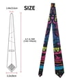 thumbnail image 2 of Balery Neon Graffiti Urban Art Corbata Clásica de Seda para Hombre, Corbata Tejida Jacquard, Corbatas Formales para Negocios y Bodas, 2 of 7