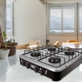 thumbnail image 4 of Parrilla Estufa De Mesa Aksi 4 Quemadores Negro Acero Inoxidable, 4 of 4