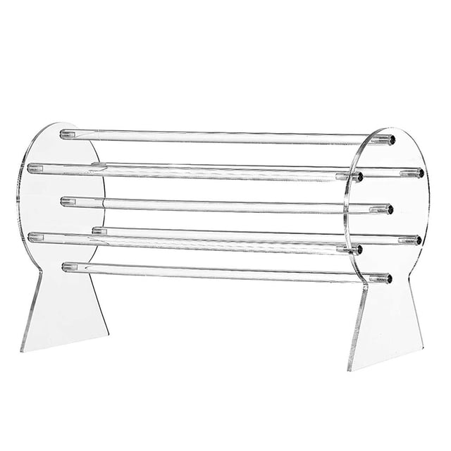 Yuarrent Soporte multifuncional para diadema, estructura fuerte, organizador de joyas transparente, soporte de exhibición para diadema que ahorra espacio Almacenamiento y organización del hogar Yuarrent HA014247-00