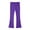 1-Purple101, variant on Tiijoy Toddler Girls High Waist Stretch Flared Pants Casual Cotton Trousers, Sizes 3-13