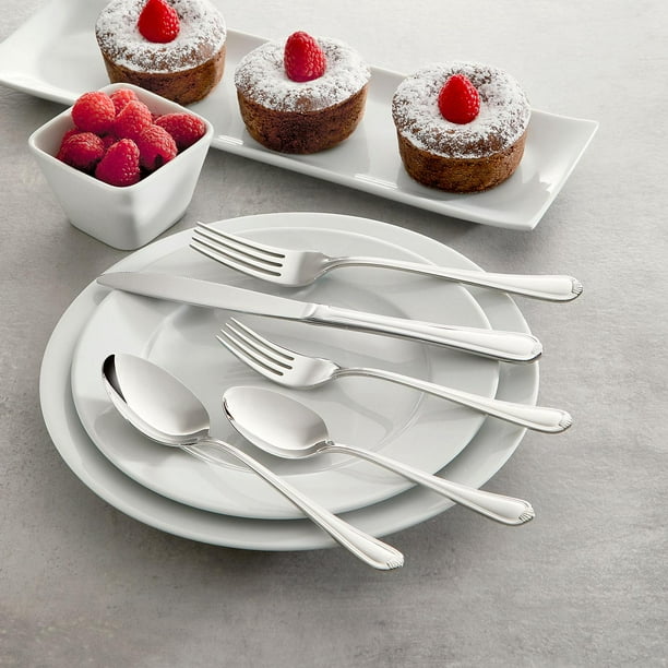 Henckels International Alcea 20pc 18/10 Stainless Steel Flatware Set