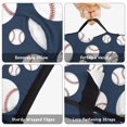 thumbnail image 6 of Baseballs Blue Pattern Teens Toddler Nap Mat with Pillow, Sleeping Mat Bag for Preschool Daycare 50"x20", 6 of 6