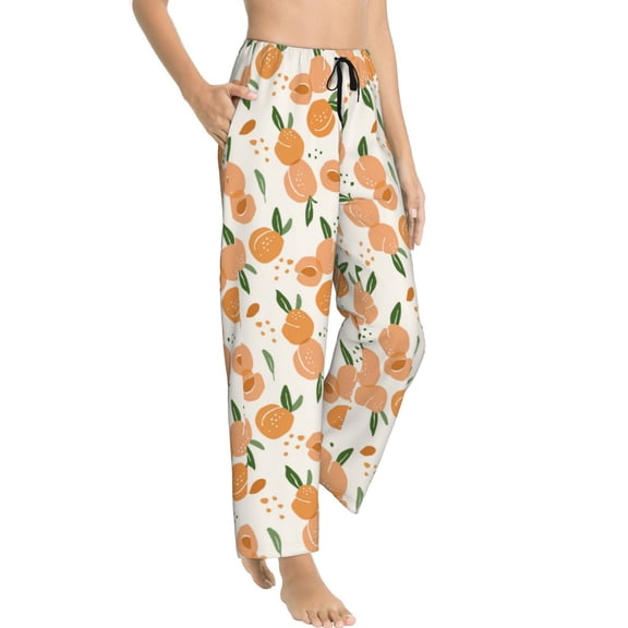Pajama Pants Women - Peaches Soft Breathable Sleep & Lounge Pants for Women, Comfy Casual Pj Pants Bottoms with Pockets