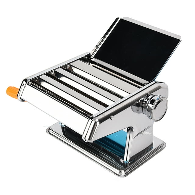 Cergrey Stainless Steel Noodle Maker,Pasta Machine,3 Blade Noodle Maker Manual Pasta Machine Stainless Steel Dough Sheeter Noodle Pressing Machine for Kitchen
