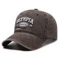 thumbnail image 3 of Gorra de béisbol para hombre, estilo vintage, lavada, con letras antiguas bordadas, para viajes al aire libre, para mujer, 3 of 6