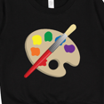 thumbnail image 3 of Inktastic Artist Palette and Brush Toddler Sweatshirt, 3 of 4