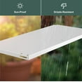 thumbnail image 3 of EVOKEDEN Vertical Storage Shed Shelf, Weatherproof Metal Shelf for 60 cuft Tool Cabinet, 45.6''L×13.2''W×69.9''H, White, 3 of 6