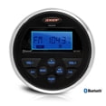 thumbnail image 3 of Jensen MS30BTR Gauge Style Marine Boat Bluetooth Radio Stereo Receiver Bundle Combo With 4x JVC CS-DR6200M 100-Watt 6.5" 2-Way Coaxial Speakers + Enrock Radio Antenna + 50 Foot 16g Speaker Wire, 3 of 5