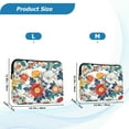 thumbnail image 4 of FORMRS 15-15.6 inch Laptop Sleeve Case Soft Carrying Quilted Computer Bag Cover, Colorful Flowers Pattern, 4 of 7