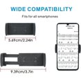 thumbnail image 4 of Smartphone Holder for Microphone Stand Smartphone Music Stand Holder, Long Giraffe Mount Compatible with Smartphones Studio Music Club, 4 of 5