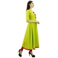 thumbnail image 3 of Bimba Womens Designer Ethnic Kurti Flared Anarkali Kurta Dress With Tassele, 3 of 8