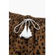 thumbnail image 3 of ABPHQTO Pantalones casuales con cordón en la cintura con abertura lateral de leopardo para mujer, 3 of 5