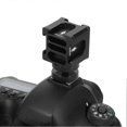thumbnail image 4 of PULUZ Microphone Flashlight Mount Rotatable Ball Head Hot Shoe Adapter for DSLR Camera, 4 of 5