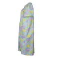 thumbnail image 2 of Elegant Emily Women's Snap-Front Duster Robe With Pockets - Aqua Summer Fruit - Small, 2 of 4