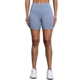 thumbnail image 3 of Bovemsi Women's Tummy Control Biker Shorts - Side Pocket High Waist, No Embarrassing Line Thin Breathable Workout Athletic Leggings, 3 of 6