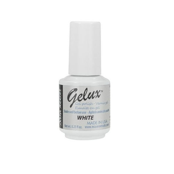 Mia Secret Gelux Nail Gel Polish - WHITE 0.25oz