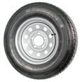 Radial Trailer Tire On Rim ST175/80R13 175/80R13 13 5 Lug Wheel Silver