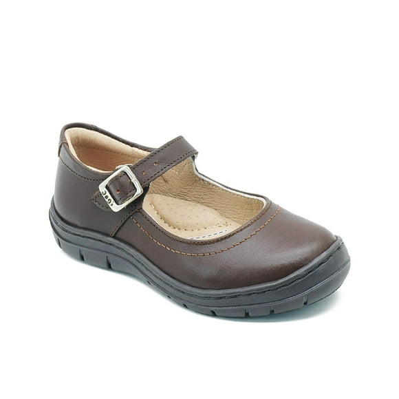 Zapato Escolar Para Niña Dogi® Piel Café Plantilla Con Arco cafe 25