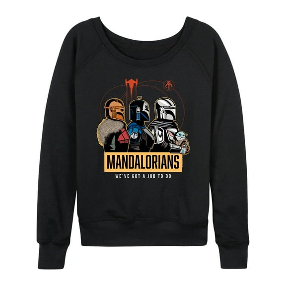 Star Wars - The Mandalorian Mando Space  - Wo Men's French Terry Long Sleeve Pullover