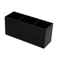 1PC Three Grids Makeup Brush Box Simple Makeup Brush Drying Display Box
