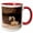 Red/White, variant on 3drose, Arizona, Tucson, Arizona-sonora Desert Museum, Desert Bighorn Sheep., 11oz Magic Transforming Mug