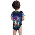 thumbnail image 6 of Rocae Magic Mushrooms ,Fireflies for Baby Climbing Clothes Soft Baby Romper for Active Infants Comfortable and Breathable Crawling Jumpsuit Unisex Baby Outfit 9M, 6 of 8