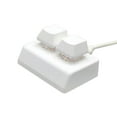 thumbnail image 2 of TISHITA 2 Key Backlit USB Wired Red Axis Gaming USB Keyboard Hot Swap Game Keyboards for White, 2 of 8