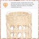 thumbnail image 5 of IDEANATEGRATE Candle Cup De Vidrio Con Tejido De Paja Decorativo Para Hogar Estilo Vintage Y Uso Duradero, 5 of 6