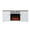 Grayish-white, variant on LIVILAND 70" Farmhouse TV Stand with Fireplace For TVs Upto 75" Gray/White