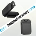 thumbnail image 3 of 2Pcs Car Seatbelt Adjuster Plastic Seat Belt Adjuster Waterproof Car Seatbelt Regulator Easy to Install Seatbelt Adjusting Device Safe Fixing Car Seatbelt Adjustment for Car-black-, 3 of 9