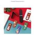 thumbnail image 3 of Seitruly Marcapáginas de piedra imán de Navidad, marcadores de página de estilo bonito, Clip de muñeco de nieve de Navidad plegable, carpeta de doble Suministros de escritura y corrección Ángel, 3 of 6