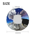 thumbnail image 6 of Balery Astronaut In Outer Space Shower Caps, Double Layer Waterproof Shower Cap, Double Layers Reusable Shower Cap With Soft Comfortable For Long Thick Hair Soft Bath Shower Hair Caps, 6 of 9