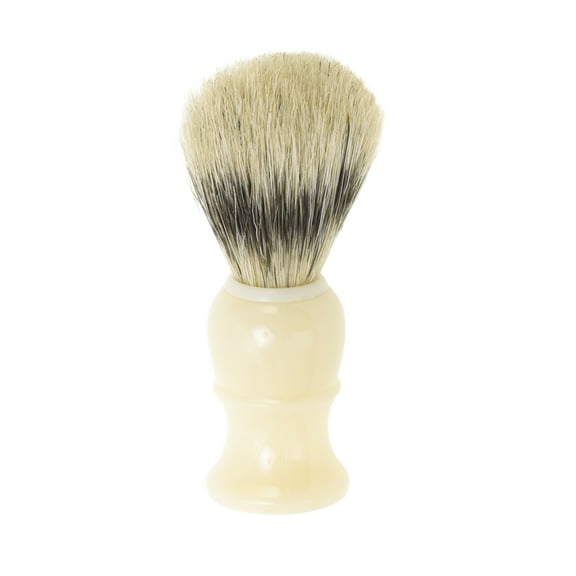 Unique Bargains 1 Pc Durable Shaving Brush for Home 3.94"x1.3" Beige Polystyrene Handle Bristle