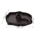 thumbnail image 2 of 1pc Small Pet Feeding Bowl Drinking Foods Feeder Container for Lizard Turtle Reptile (Coffee), 2 of 7