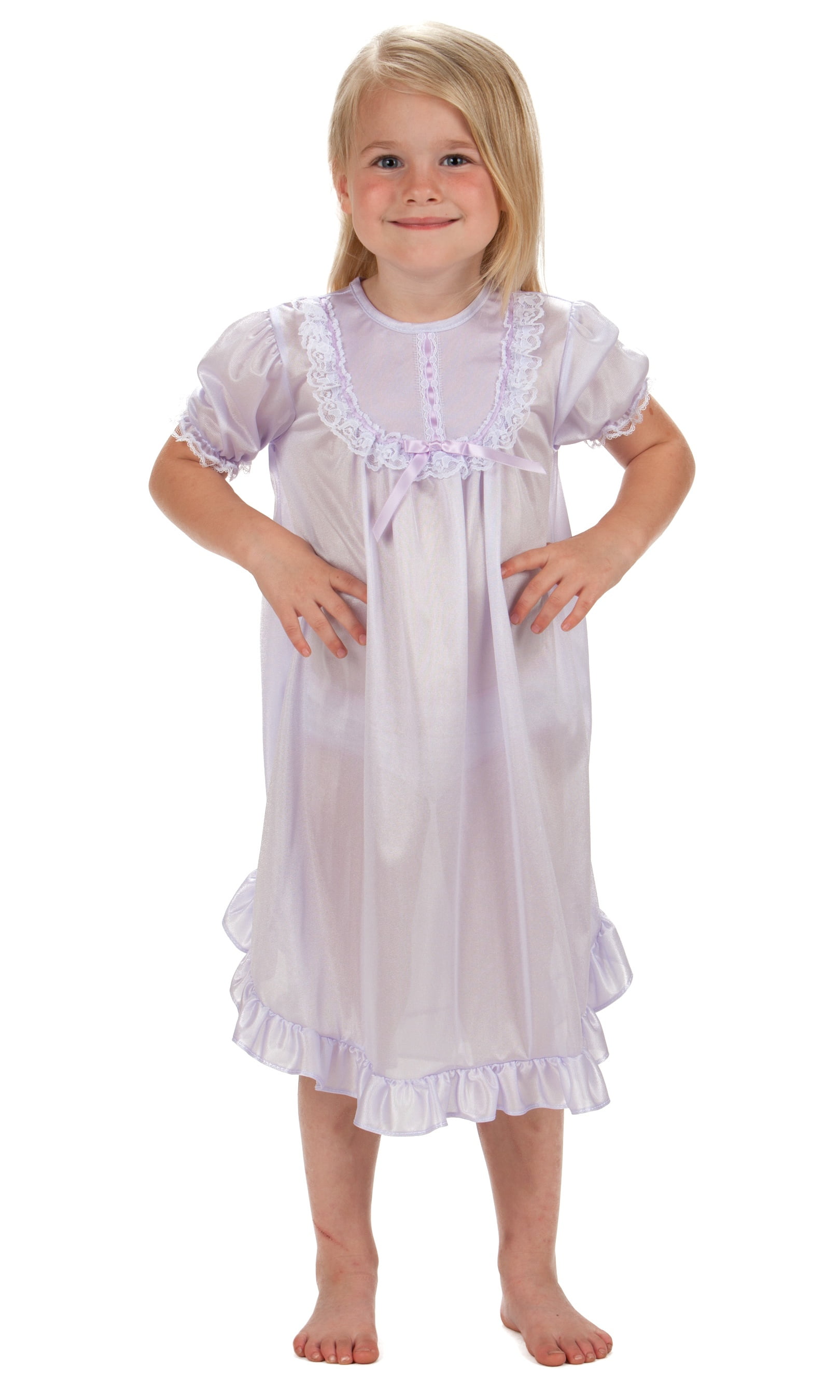 Laura Dare Laura Dare Solid Colors Short Sleeve Traditional Nightgown