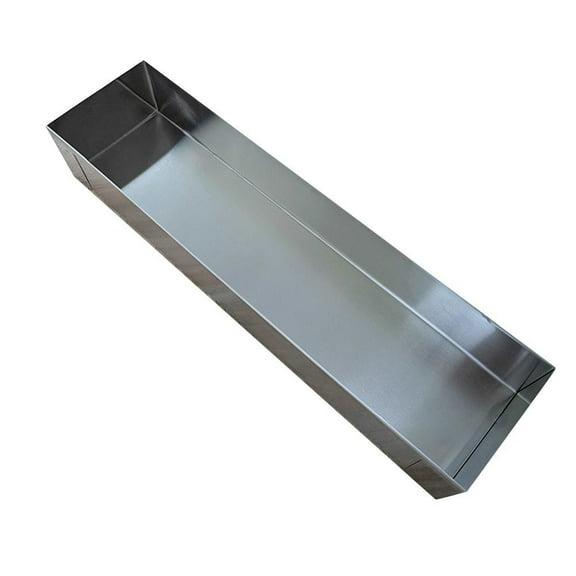 40×10cm stainless steel tiramisu for mold with removable lid 40*10*6cm Fixed