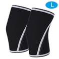 thumbnail image 1 of Slatcetga 2 pares deporte Fitness rodillera levantamiento de pesas rodillera compresión entrenamiento de potencia equipo protector L, 1 of 8